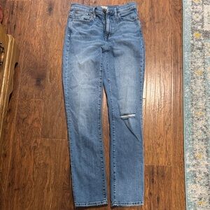 Madewell High-Rise Slim BoyJeans